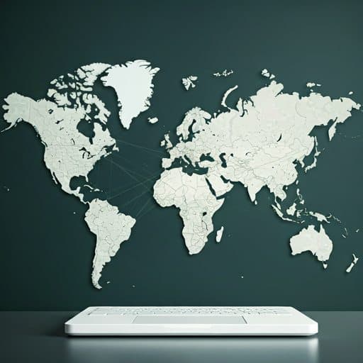 Global operations map